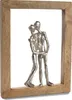 Moritz sculpture cadre je t'aime bois de mangue / alu bois Voir les images du produit 1