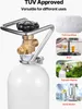 Réservoir de CO2 VEVOR (2 kg) Bouteille de CO2 en acier Voir les images du produit 6