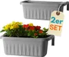 2er Set Blumenkasten Balkongeländer Balkon Blumenkasten Produktbild-Vorschau 1