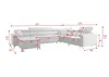 XXL Sofa Wohnlandschaft U Form SID VII Farbe wählbar TOP Produktbild-Vorschau 4