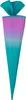 McNeill Schultüte Gradient Blueberry Produktbild-Vorschau 1