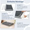Instructional graphic showing how to assemble a dog bed. Produktbild-Vorschau