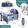 KIDIZ® Babybett Reisebett Kinderreisebett Faltbar mit Produktbild-Vorschau 7