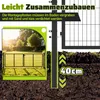 Faziango Doppelflügel Gartentor  Anthrazit, 300 x 100 cm Produktbild-Vorschau 6