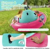 COSTWAY Aufblasbare Kinderwippe, 223 cm große zum Rollen, Produktbild-Vorschau 8