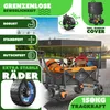 KESSER® Bollerwagen faltbar GT9000 Handwagen mit Dach | Produktbild-Vorschau 3