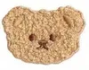GKA 4 Stück Stickerei Bügelbild Bärenkopf Bär Teddy Produktbild-Vorschau 2