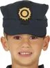 A child wearing a police hat. Produktbild-Vorschau