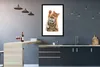 MuchoWow® Gerahmtes Poster Katzen - Illustration - Produktbild-Vorschau 5
