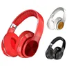 A collage of three different colored headphones: red, white and gold, and black. Produktbild-Vorschau