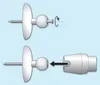 Schrägwandadapter Ø27 mm für Duschvorhangstangen Farbe Produktbild-Vorschau 2