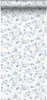 Carta da parati Sanders & Sanders fiori blu e bianco panna Anteprima dell’immagine prodotto 1