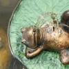 esotec Solar Wasserspeier Set treibender Frosch auf Produktbild-Vorschau 5