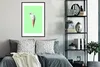 MuchoWow® Gerahmtes Poster Papagei - Eistüten - Eiscreme - Produktbild-Vorschau 2