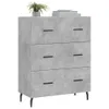 The Living Store Sideboard Betongrau 69,5x34x90 cm Produktbild-Vorschau 3