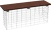 Gabionenbank Gabionen Sitzbank 100x30x43cm Gartenbank WPC Produktbild-Vorschau 5