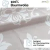 Bettwäsche 200x220 cm. 3 teilig set, beige, 100% Produktbild-Vorschau 4