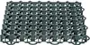 A dark green plastic grid structure with hexagonal openings, designed for ground reinforcement. Voir les images du produit