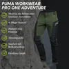 PUMA WORKWEAR PRO ONE ADVENTURE Outdoorhose Oliv XL Podgląd zdjęcia produktu 7