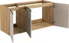 Badezimmerschrank 120 Cm Für Waschbecken, Eiche Beige, 3 Produktbild-Vorschau 3
