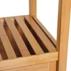HOMCOM Badschrank Badezimmerschrank mit 3 offenen Fächern Produktbild-Vorschau 8