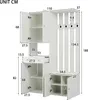 STILVORA Garderobenset Wandgarderobe mit Schuhbank und Produktbild-Vorschau 7