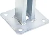 Aqbau® Pfostenträger für Zaunpfosten 50x50 zum aufschrauben Produktbild-Vorschau 3