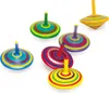 Dřevěný spinning top pruhovaný Náhled obrázku produktu 1