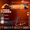 Riscaldatore a infrarossi TRESKO® da 2500W con telecomando, Anteprima dell’immagine prodotto 2