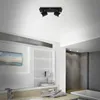 LED Badleuchte Spotleuchte 2xGU10 IP44 5 W schwarz Produktbild-Vorschau 3