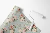 Selbstklebende Tapete Möbelfolie Blumen Vintage Blau Rosa Produktbild-Vorschau 6