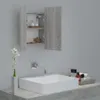 vidaXL Armoire à miroir LED gris Sonoma 40x12x45 cm Bois Voir les images du produit 5