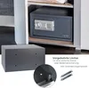 Möbeltresor mit Elektronikschloss von HMF mit den Maßen 45 x 25 x 36.5 cm in Anthrazit Produktbild-Vorschau