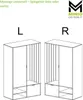Minio, Garderobenset "MILO", Garderobe, 100 cm, Artisan Produktbild-Vorschau 3