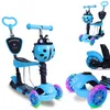 Habib 5-in-1 Kinderroller mit Rückenlehne – Abnehmbarer Produktbild-Vorschau 1