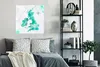 MuchoWow® Poster Aquarell - Weltkarte - England 75x75 cm - Produktbild-Vorschau 4