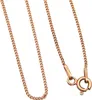 Panzerkette 925 Sterling Silber rose vergoldet 1,0mm breit Produktbild-Vorschau 2