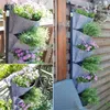 6 Taschen Garten Wand-Pflanztaschen, Gemüse grün Produktbild-Vorschau 6