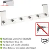 WENKO Türgarderobe Celano Edelstahl Produktbild-Vorschau 2