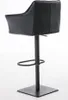 2er Set Barhocker HLO-CP1 Kunstleder schwarz  schwarz Produktbild-Vorschau 5