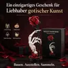 Blumen Bausteine mit Skelett Hand, Rosen Modell zum Produktbild-Vorschau 6