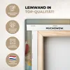 Leinwand Bilder 40x60 cm - Blumenfeld, moderne Wanddeko für Produktbild-Vorschau 3
