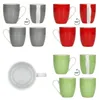 6x Variant Trio Kaffeebecher 350ml Porzellan-Tassen 6 Produktbild-Vorschau 3
