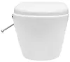 vidaXL Wand-WC ohne Spülrand mit Bidet-Funktion Keramik Produktbild-Vorschau 4