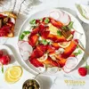 Piatto da portata Wilmax in porcellana, 25,5 cm, bianco Anteprima dell’immagine prodotto 2