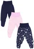 TupTam Baby Mädchen Strampelhose Hose mit Fuß 3er Pack, Produktbild-Vorschau 1