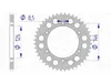 AFAM Kettenrad Alu Standard - 520 Produktbild-Vorschau 1