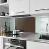 Küchenrückwand Spritzschutz Glas mit Motiv Dunkelbrauner Produktbild-Vorschau 2