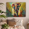 MuchoWow® - Leinwandbilder - Elefant - Kunst - Malerei - Produktbild-Vorschau 2