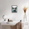 Gerahmtes Poster - Schwarzer Rahmen - See Berg Tal - 30x40 Produktbild-Vorschau 6